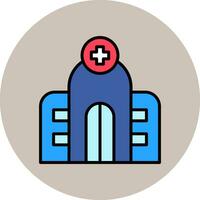 icono de vector de hospital