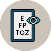 Eye Test Vector Icon