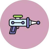 icono de vector de pistola láser