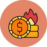 Burn Vector Icon