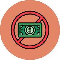 No Money Vector Icon