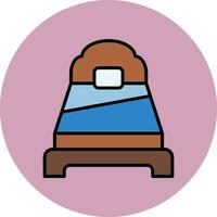 Single Bed Vector Icon