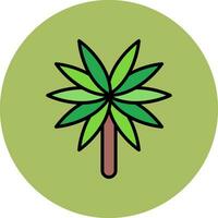 Spider Plant Vector Icon