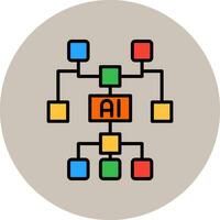 Artificial Intelligence Vector Icon