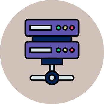 icono de vector de base de datos