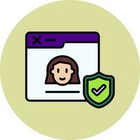 Cyber Security Vector Icon
