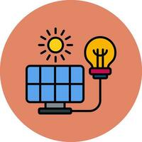 icono de vector de energía renovable