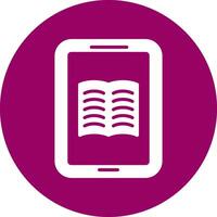 icono de vector de ebook