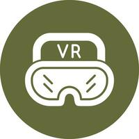 Virtual Glasses Vector Icon