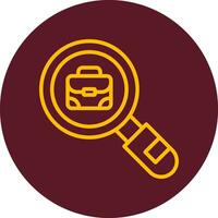 Job Search Vector Icon