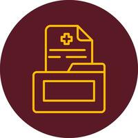 Medical File Vector Icon