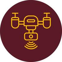 Smart Drone Vector Icon