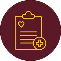 Health Report Vector Icon