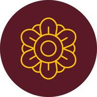 Dahlia Vector Icon