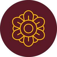 Dahlia Vector Icon