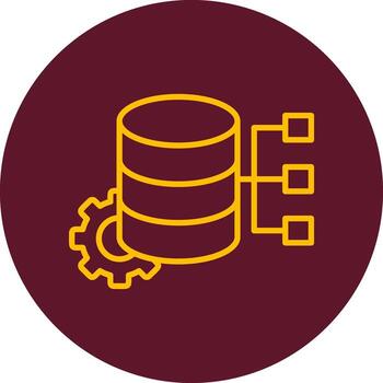 icono de vector de base de datos