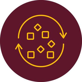 Unstructured Data Vector Icon