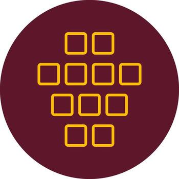 icono de vector de datos estructurados