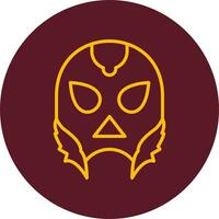 lucha mascaras vector icono