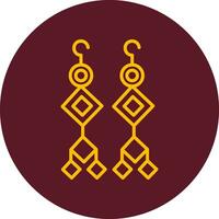 Earrings Vector Icon