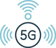 icono de vector de 5g