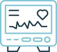 Electrocardiogram Vector Icon