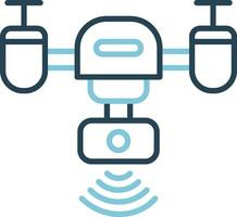 Smart Drone Vector Icon