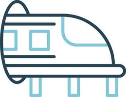 Hyperloop vector icono