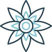 Lotus Flower Vector Icon