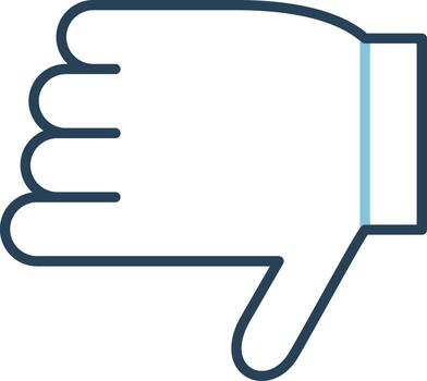 no me gusta el icono de vector