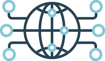 Global Network Vector Icon