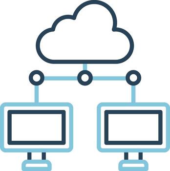 Cloud Computing Vector Icon
