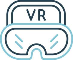 Virtual Glasses Vector Icon