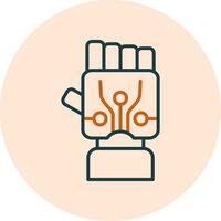 Bionic Hand Vector Icon