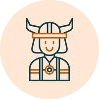 icono de vector vikingo