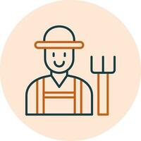 Farmer Vector Icon