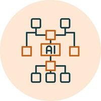 Artificial Intelligence Vector Icon