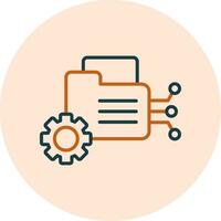 Data Management Vector Icon