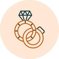 Diamond Ring Vector Icon