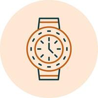 reloj, vector, icono vector