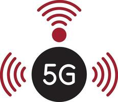 icono de vector de 5g