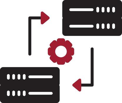 Data Synchronization Vector Icon