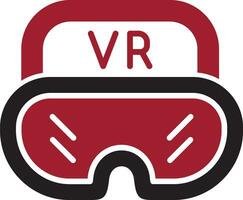 Virtual Glasses Vector Icon