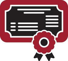 Certificate Vector Icon