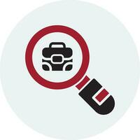 Job Search Vector Icon