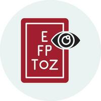 Eye Test Vector Icon