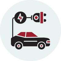 electric car Vector Icon