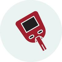 Glucose Meter Vector Icon