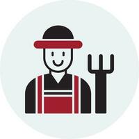 Farmer Vector Icon