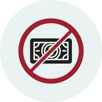 No Money Vector Icon